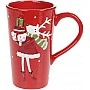 Ceramic mug "Deer with gifts" 500ml, tall BD-834-338