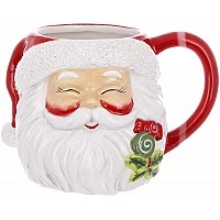Чашка Santa Smile 600 мл керамічна різдвяна чашка BD-834-372