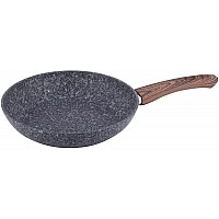 Сковорода Kamille Grey Marble Ø24см индукционная с антипригарным покрытием KM-4161