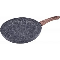 Сковорода Kamille Grey Marble Ø28см индукционная с антипригарным покрытием KM-4163