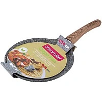 Форма для млинців Kamille Grey Marble Ø24cm індукційна форма з антипригарним покриттям KM-4171
