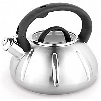 Kamille Graz-I 3L Stainless Steel Kettle with Whistle and Glass Lid KM-0671A