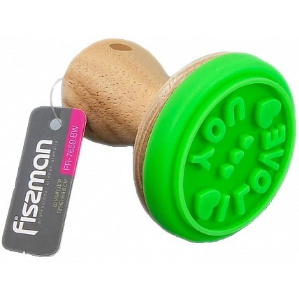 Fissman Cookie Stamp «I Love You» ø6см з дерев'яною ручкою FN-PR-7659