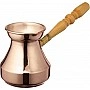 Turk copper solid rolled 300ml with removable handle (gold) ST-50085