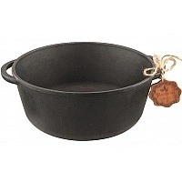 Cast iron saucepan "Nasha Meisternya" 6l, cauldron ST-T404