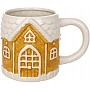 Set of 4 ceramic mugs "Gingerbread House" 400ml BD-928-189