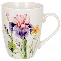 Set of 2 porcelain mugs (tea cups) "Iris" 350 ml BD-K253
