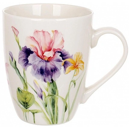 Набір 2 кружки порцелянові (чайні чашки) "Iris" 350мл BD-K253