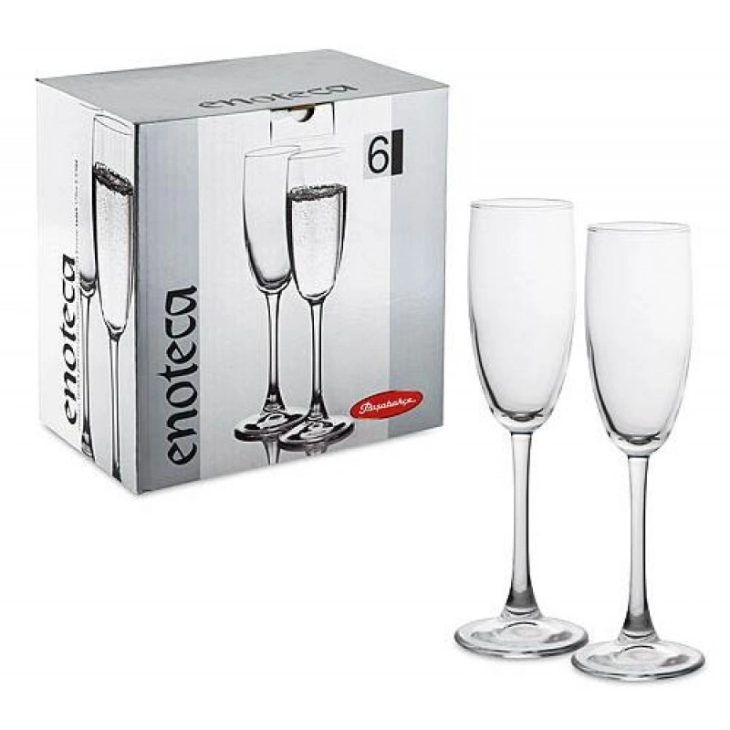 Набір із 6 келихів шампанського Enoteca 170ml 44688