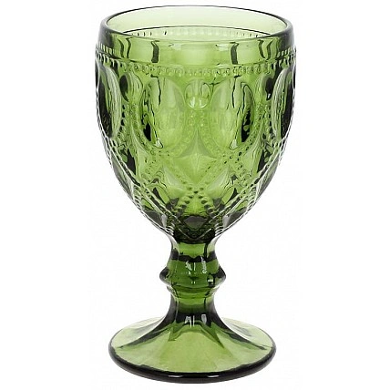 Набір 5 винних келихів Siena Toscana 300мл, оливкове скло BD-581-075-5