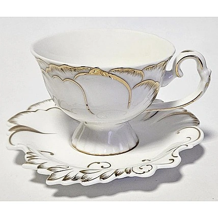 Princess Gold Porcelain Coffee Cup 150 мл з блюдцем BD-274-E25A