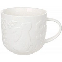 Set of 4 porcelain mugs "Secret Meadow" 350 ml BD-988-548