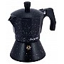 Kamille Andel Black Geyser Coffee Maker 300ml for 6 Cups KM-2512MR