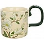 Ceramic mug "Magnolia" 350ml with floral pattern BD-992-844