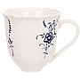 Set of 6 porcelain tea mugs "Azure Blossom" 350ml BD-K274