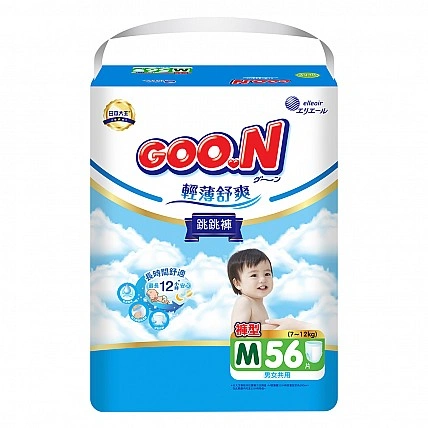 Трусики-подгузники Goo.N Slim & Comfortable (розмір 3(M), 7-12 кг, 56 шт)