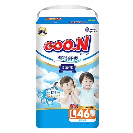 Підгузки-слизки Goo.N Slim & Comfortable (розмір 4(L), 9-14 кг, 46 шт)