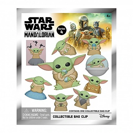 Monogram Clip-On Action Figure from The Mandalorian Series: Grogu S4 (Assorted)