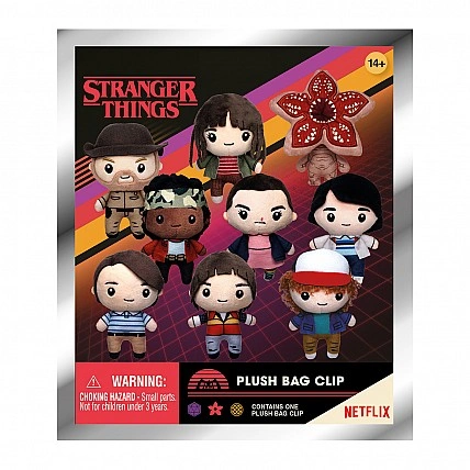 Soft Clip-on Monogram Figure from the Stranger Things series (assorted)