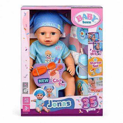 Baby Born Click and Play doll – Jonas
