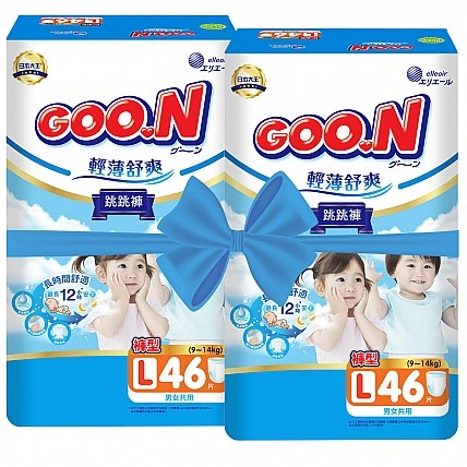 Goo.N Slim & Comfort Diaper Трусики (розмір 4(L), 9-14 кг, 92 частини)