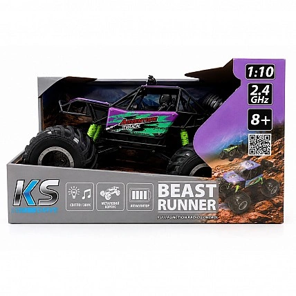 Автомобіль KS Drive на р/в - Beast Runner (2.4 GHz, акум. 7.4 V, бузковий)