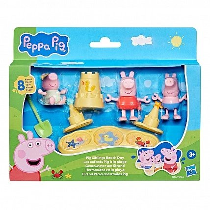 Ігровий набір Peppa Figurines — Три маленькі поросята на пляжі