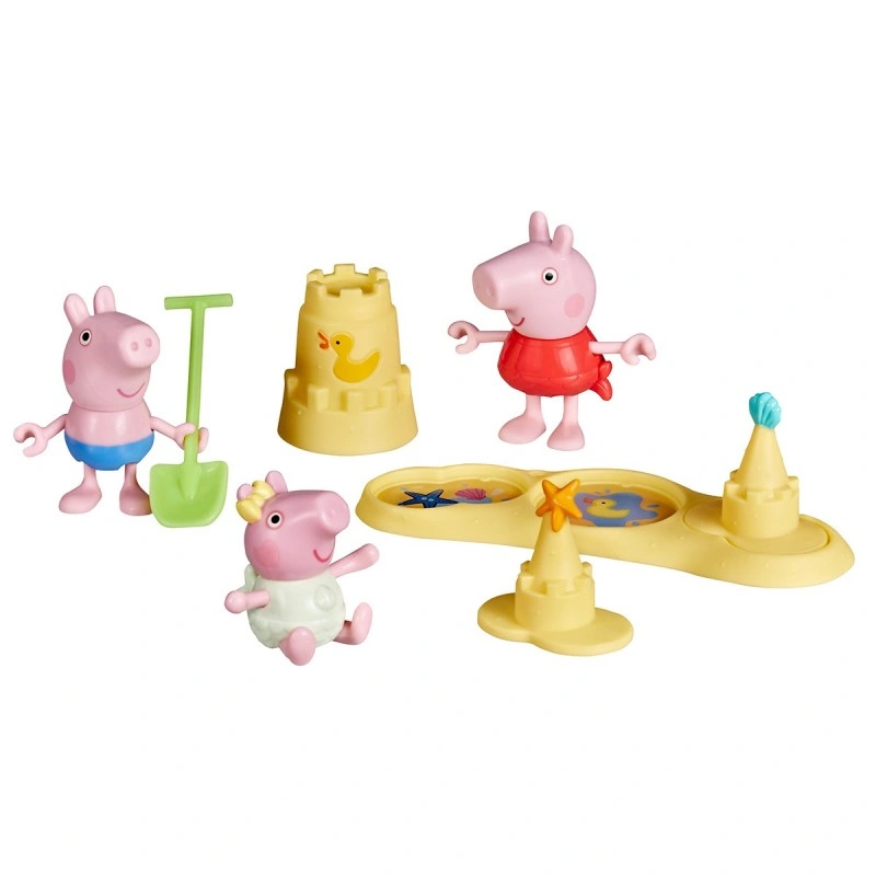 Ігровий набір Peppa Figurines — Три маленькі поросята на пляжі