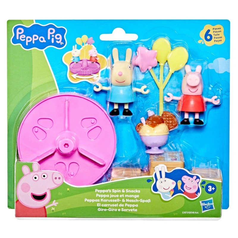 Ігровий набір Peppa Figurines серії Моменти з Пеппою – Карусель та ласощі