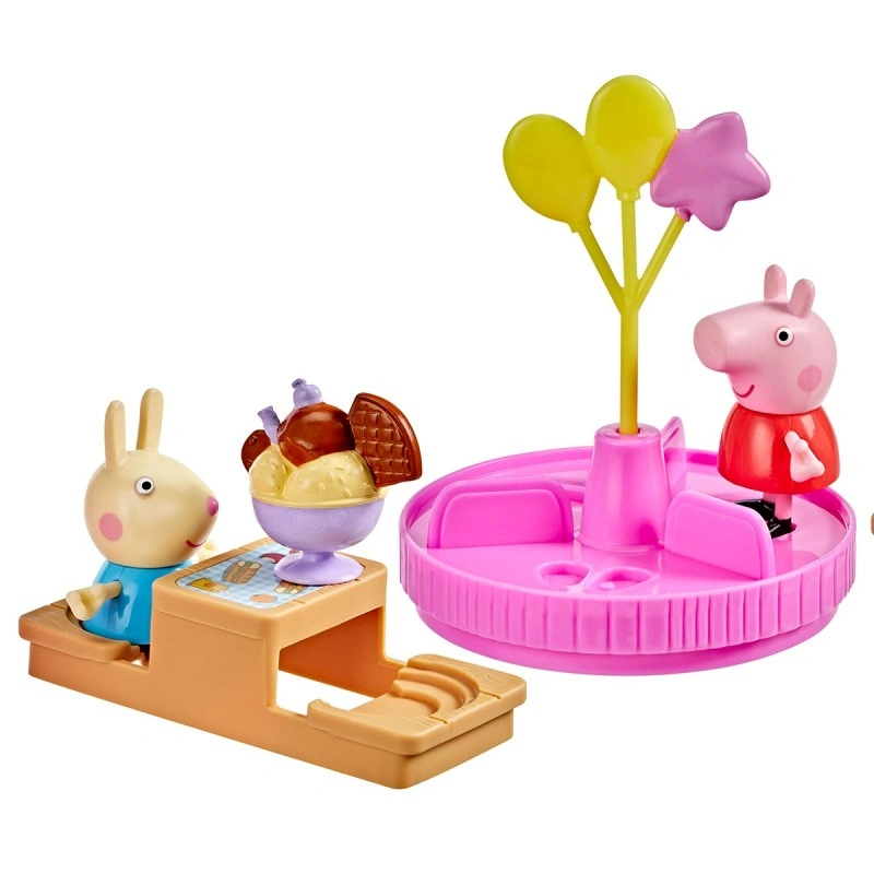 Ігровий набір Peppa Figurines серії Моменти з Пеппою – Карусель та ласощі