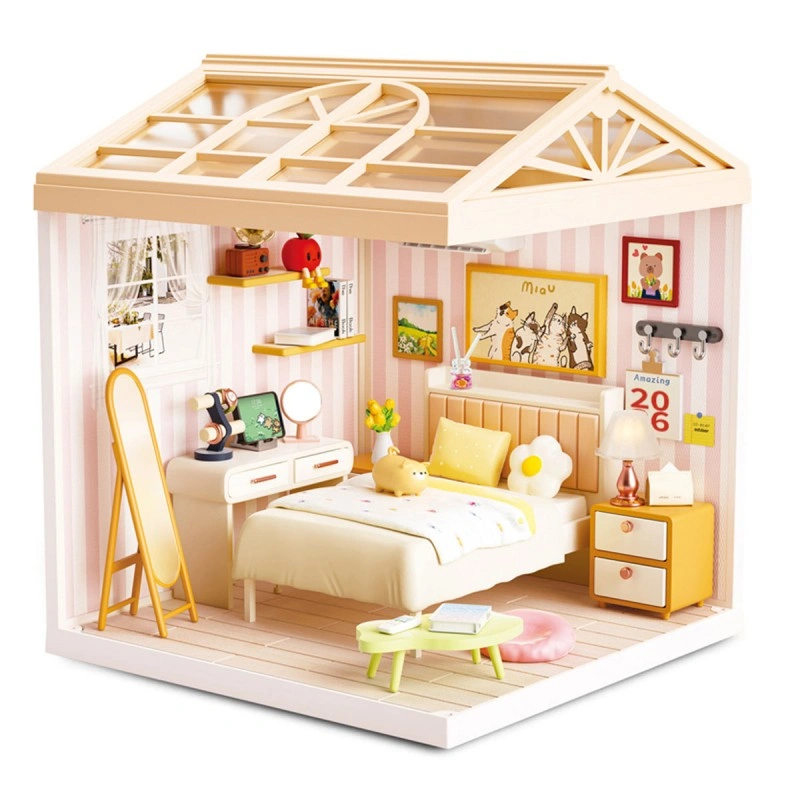 Конструктор-румбокс Mini House серії «Інтер’єр — Спальня» (світлий)