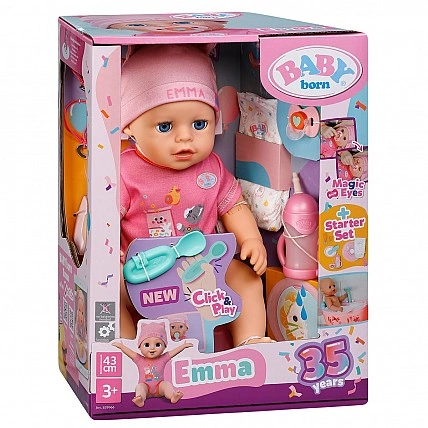 Лялька Baby Born серії Click and Play – Емма