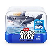 Інтерактивна іграшка Robo Alive — Робоакула (чорна)