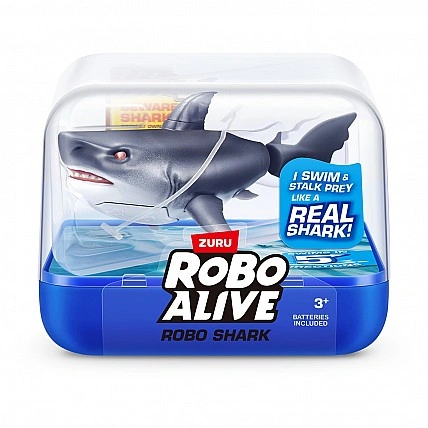 Інтерактивна іграшка Robo Alive — Робоакула (чорна)