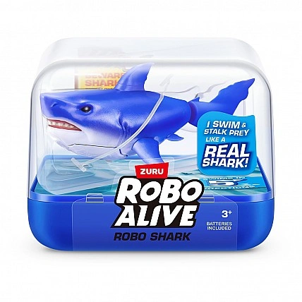 Інтерактивна іграшка Robo Alive — Робоакула (синя)