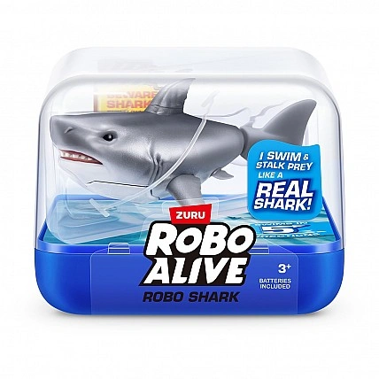 Інтерактивна іграшка Robo Alive – Робоакула (сірий)