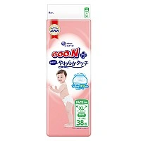 Подгузники Goo.N Plus для детей (размер 5(XL), 12-20 кг, 38 шт.)
