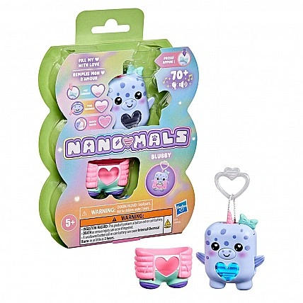 Интерактивная игрушка Nanomals S1 – Синий нарвал