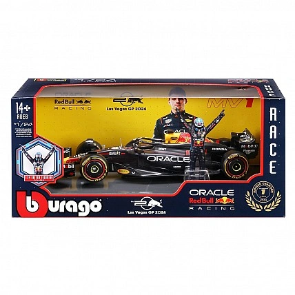Автомодель с фигуркой – Oracle Red Bull Racing RB20 (2024) (1:24)
