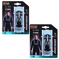 Автомодель - Mercedes-AMG F1 W16 (2025) (1:64)