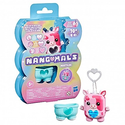 Интерактивная игрушка Nanomals S1 – Клубничная коровка