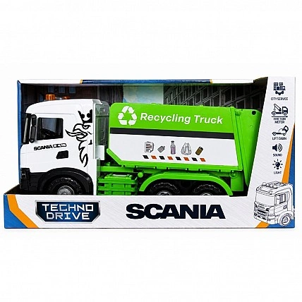 Mid Truck Series Model Car – Scania Garbage Truck (light, sound)