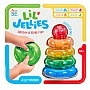 Сенсорный конструктор Jelly Blox серии Lil' Jellies - Пирамидка-цветняшка