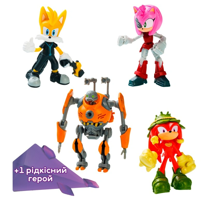 Набір ігрових фігурок Sonic Prime – Пригоди Тейзла