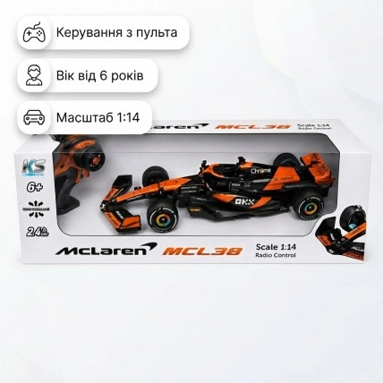 Радіокерований автомобіль KS Drive McLaren MCL38, масштаб 1:14