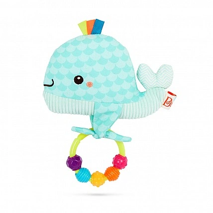 Сенсорная игрушка-погремушка – Лазурный китенок