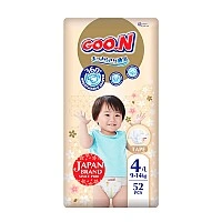 Подгузники Goo.N Premium Soft для детей (размер 4(L), 9-14 кг, 52 шт.)