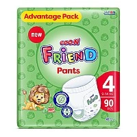 Трусики-подгузники Goo.N Friend для детей 9-14 кг (размер 4(L), 90 шт)
