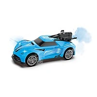 Автомобиль Spray Car на р/у – Sport (голубой, 1:24, свет, функция туман)