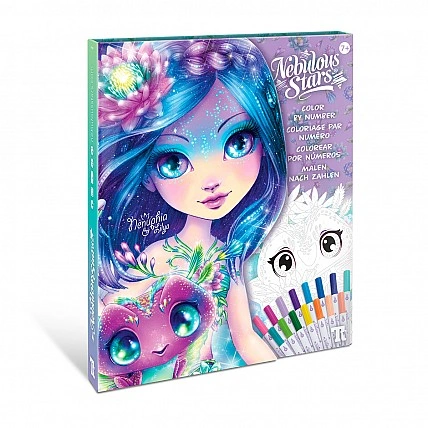 Набор для творчества Nebulous Stars - Раскраска по номерам: Волшебные миры звезд